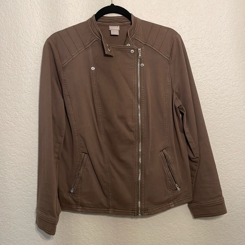 Chico’s - Brown Moto Jacket